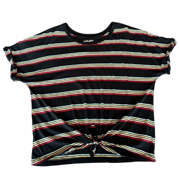 Harlow Tie Front T Shirt - Picture 1 of 8